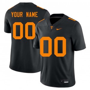 Men Custom Black Tennessee Volunteers #00 Alternate College Football Limited Jersey 953920-840