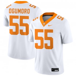 Men's Antoni Ogumoro White Tennessee Volunteers #55 College Football Limited Jersey 148447-701