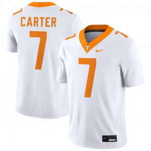 Men Arion Carter White Tennessee Volunteers #7 College Football 2025 Jersey 706885-170