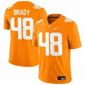 Mens Bennett Brady Tennessee Orange Tennessee Volunteers #48 College Football 2025 Jersey 599770-537