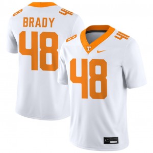 Men Bennett Brady White Tennessee Volunteers #48 College Football Official Jerseys 889394-548