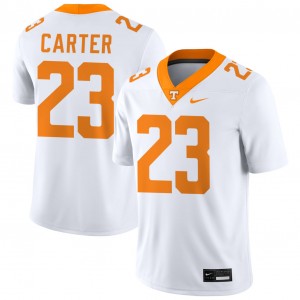 Men Boo Carter White Tennessee Volunteers #23 College Football Official Jersey 289789-841