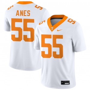 Mens Brenden Anes White Tennessee Volunteers #55 College Football Stitched Jersey 487866-908