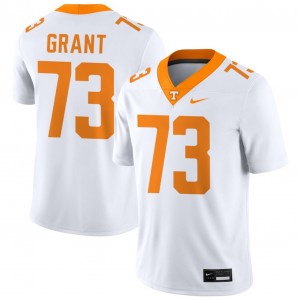 Men's Brian Grant White Tennessee Volunteers #73 College Football Limited Jersey 317654-479