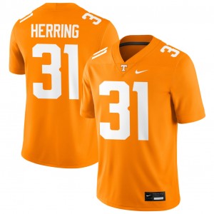 Men's Caleb Herring Tennessee Orange Tennessee Volunteers #31 College Football Player Jersey 915042-171