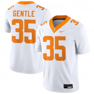Men Carson Gentle White Tennessee Volunteers #35 College Football NCAA Jerseys 323936-476