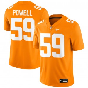 Men's Charlie Powell III Tennessee Orange Tennessee Volunteers #59 College Football 2025 Jersey 257095-205