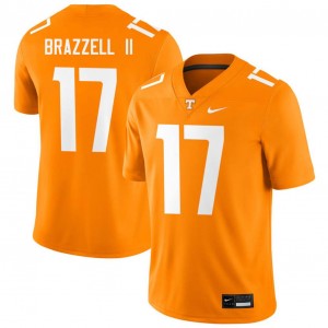 Mens Chris Brazzell II Tennessee Orange Tennessee Volunteers #17 College Football High School Jerseys 662133-324