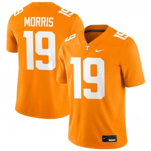 Men's Daune Morris Tennessee Orange Tennessee Volunteers #19 College Football High School Jerseys 693396-639