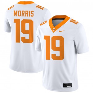 Men Daune Morris White Tennessee Volunteers #19 College Football Alumni Jerseys 376603-768