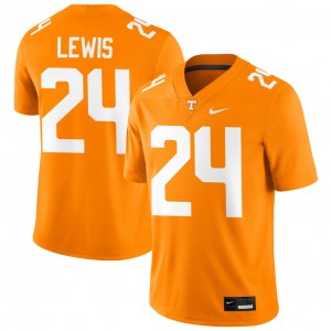 Men Dylan Lewis Tennessee Orange Tennessee Volunteers #24 College Football University Jerseys 462444-214