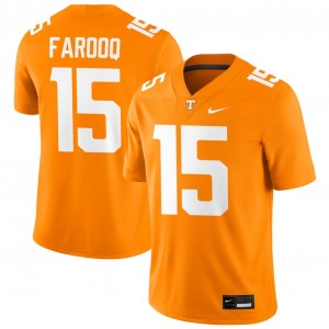 Men Edrees Farooq Tennessee Orange Tennessee Volunteers #15 College Football NCAA Jersey 270574-742