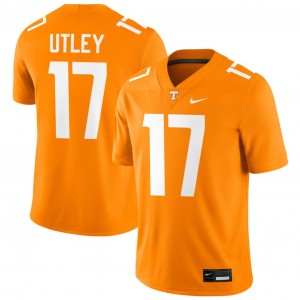 Men's Ethan Utley Tennessee Orange Tennessee Volunteers #17 College Football Stitched Jerseys 681747-112