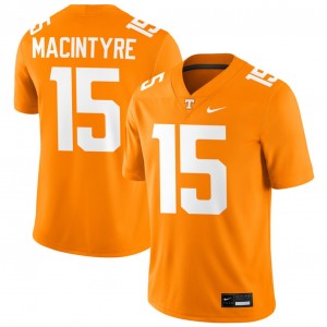 Men's George MacIntyre Tennessee Orange Tennessee Volunteers #15 College Football Stitched Jerseys 409406-701