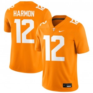 Men's Jaedon Harmon Tennessee Orange Tennessee Volunteers #12 College Football 2025 Jersey 162701-415