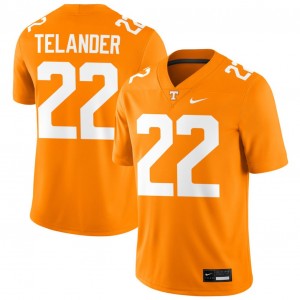 Men's Jeremiah Telander Tennessee Orange Tennessee Volunteers #22 College Football Player Jerseys 192959-826