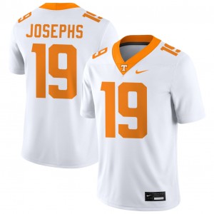 Men's Joshua Josephs White Tennessee Volunteers #19 College Football Stitched Jerseys 859259-670