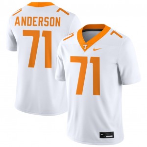 Men Max Anderson White Tennessee Volunteers #71 College Football 2025-26 Jersey 381739-689