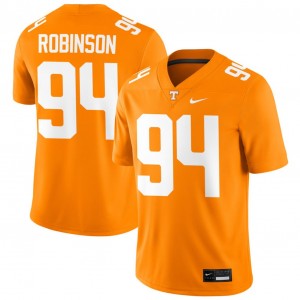 Mens Nathan Robinson Tennessee Orange Tennessee Volunteers #94 College Football NCAA Jersey 564366-646