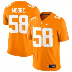Mens Nic Moore Tennessee Orange Tennessee Volunteers #58 College Football Alumni Jersey 317348-685