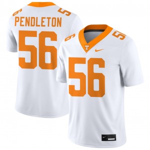 Men Sam Pendleton White Tennessee Volunteers #56 College Football NCAA Jerseys 227460-584