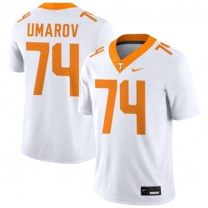 Mens Shamurad Umarov White Tennessee Volunteers #74 College Football High School Jerseys 700888-544