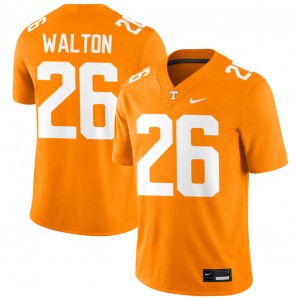 Mens Sidney Walton Tennessee Orange Tennessee Volunteers #26 College Football NCAA Jersey 273631-724