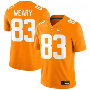 Men Trey Weary Tennessee Orange Tennessee Volunteers #83 College Football 2025-26 Jersey 528612-652