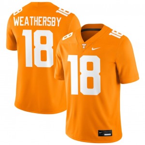 Men Tyree Weathersby Tennessee Orange Tennessee Volunteers #18 College Football 2025-26 Jerseys 716784-893