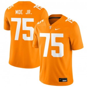 Mens Wendell Moe Jr. Tennessee Orange Tennessee Volunteers #75 College Football Official Jerseys 818601-412