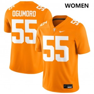 Women Antoni Ogumoro Tennessee Orange Tennessee Volunteers #55 College Football 2025 Jerseys 492212-176