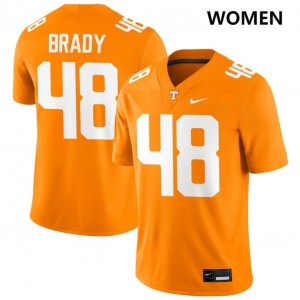 Women Bennett Brady Tennessee Orange Tennessee Volunteers #48 College Football Limited Jersey 655303-781
