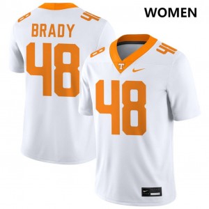 Women Bennett Brady White Tennessee Volunteers #48 College Football 2025 Jerseys 697263-799