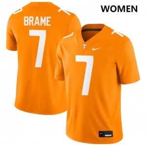 Women DaSaahn Brame Tennessee Orange Tennessee Volunteers #7 College Football NCAA Jersey 694052-969