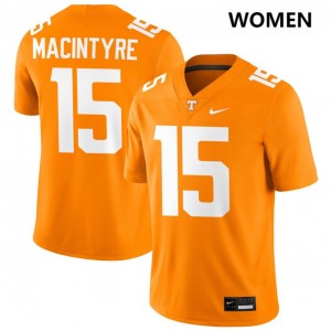 Women George MacIntyre Tennessee Orange Tennessee Volunteers #15 College Football Game Jersey 316710-524