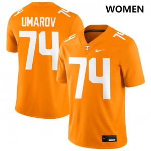 Womens Shamurad Umarov Tennessee Orange Tennessee Volunteers #74 College Football Player Jerseys 550389-853