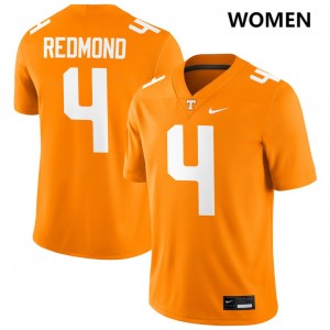 Womens Ty Redmond Tennessee Orange Tennessee Volunteers #4 College Football Replica Jerseys 625627-611