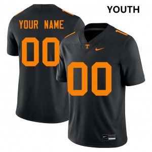 Youth Custom Black Tennessee Volunteers #00 Alternate College Football Stitched Jersey 698882-363