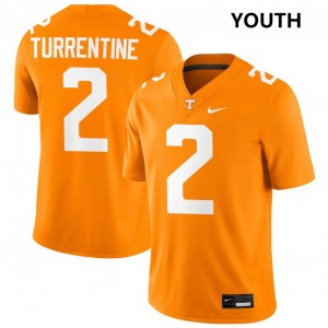 Youth Andre Turrentine Tennessee Orange Tennessee Volunteers #2 College Football NCAA Jerseys 688151-511