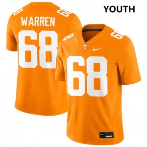 Youth Bennett Warren Tennessee Orange Tennessee Volunteers #68 College Football Official Jerseys 345028-567