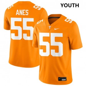 Youth Brenden Anes Tennessee Orange Tennessee Volunteers #55 College Football High School Jerseys 597315-823