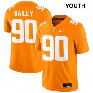 Youth Dominic Bailey Tennessee Orange Tennessee Volunteers #90 College Football Player Jersey 541907-912
