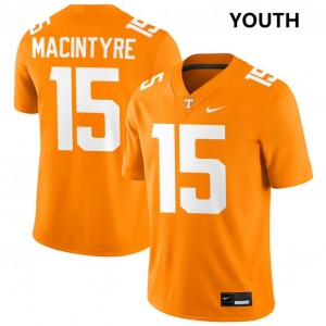 Youth George MacIntyre Tennessee Orange Tennessee Volunteers #15 College Football Game Jerseys 323935-936