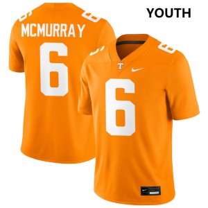 Youth Jalen McMurray Tennessee Orange Tennessee Volunteers #6 College Football 2025 Jersey 509553-498