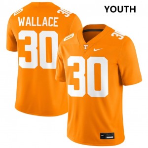 Youth Jamal Wallace Tennessee Orange Tennessee Volunteers #30 College Football Official Jerseys 810262-595