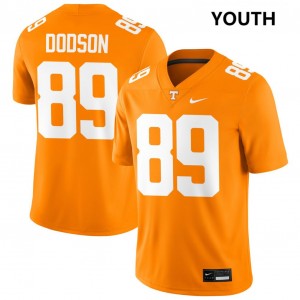 Youth Joakim Dodson Tennessee Orange Tennessee Volunteers #89 College Football University Jerseys 375882-341