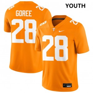 Youth Marcus Goree Jr. Tennessee Orange Tennessee Volunteers #28 College Football Alumni Jersey 418322-192