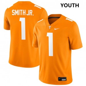 Youth Travis Smith Jr. Tennessee Orange Tennessee Volunteers #1 College Football High School Jerseys 948982-667