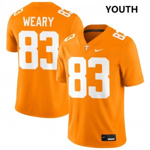 Youth Trey Weary Tennessee Orange Tennessee Volunteers #83 College Football Game Jerseys 738484-537