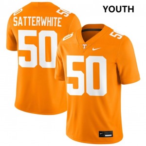 Youth William Satterwhite Tennessee Orange Tennessee Volunteers #50 College Football Limited Jersey 186614-930